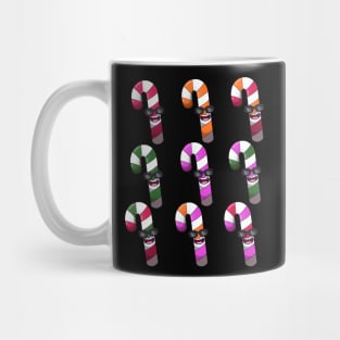 Cool Colorful Candy Canes Mug